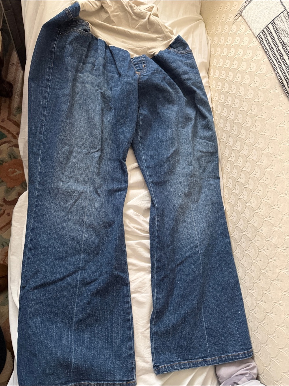 Motherhood Blue Bootcut Jeans - Classic Denim